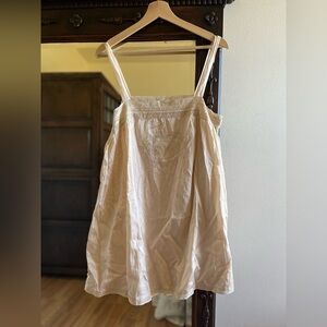 Slip Dress with Embroidered Bodice